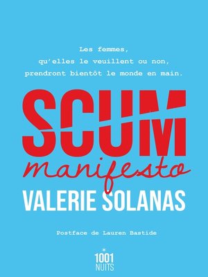 cover image of Scum Manifesto